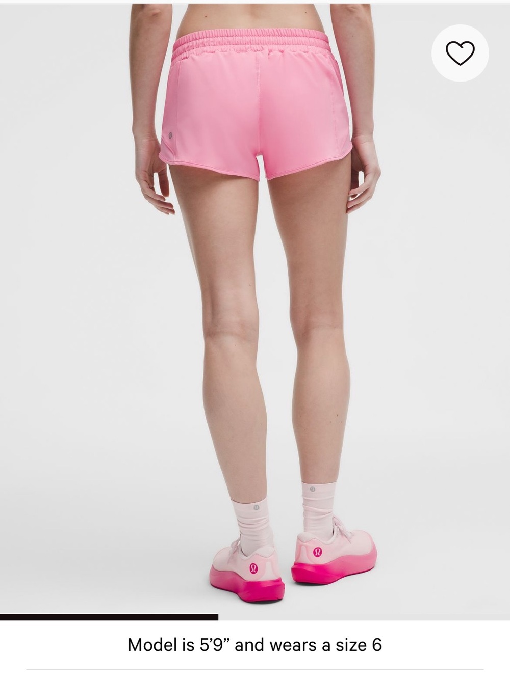 Women's High-Waist Orange Athletic Shorts - Picture 3 of 4